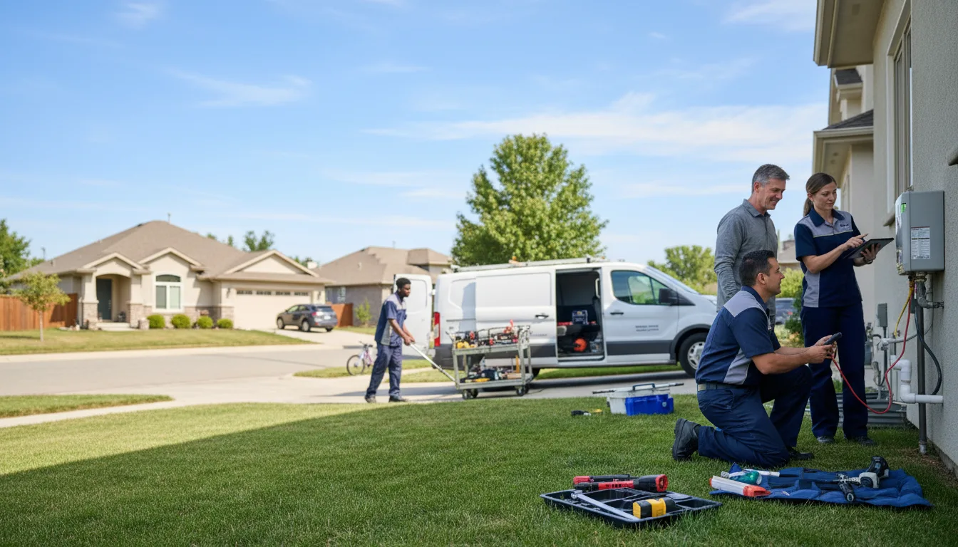 Tankless water heater service in Malone, TX
